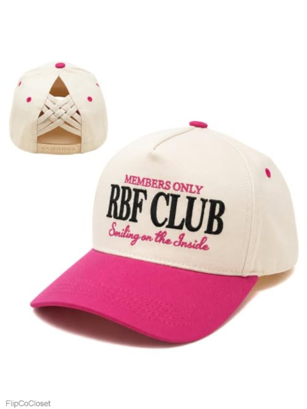 Criss Cross Ponytail High Bun Trucker Snapback Hat Women's Baseball Cap